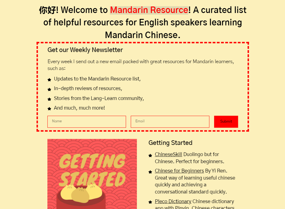 Welcome to Mandarin Resource